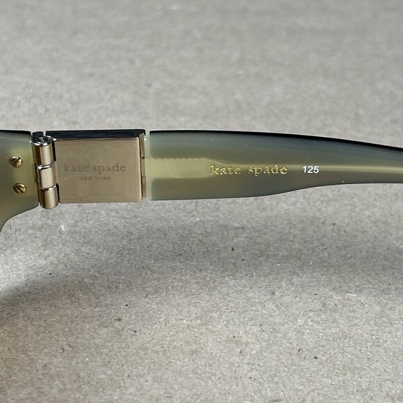 Kate Spade Sunglasses Frames Only Vons/S 125mm Woodgrain Gold    G151 - Picture 7 of 7